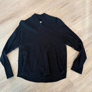 ** Flax by Jeanne Engelhart Long Sleeve rayon Blouse Small